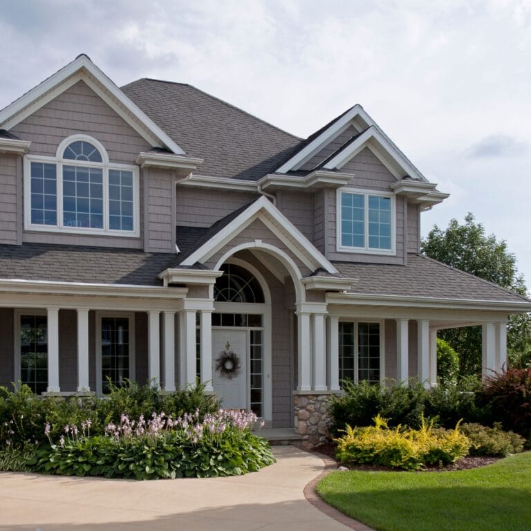 fully painted mansion