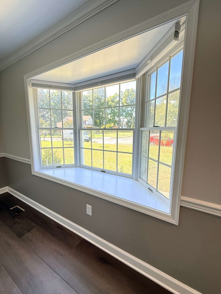 painted wall and window